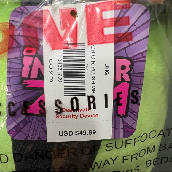 Invader Zim GIR Plush Backpack - Picture 3 of 5